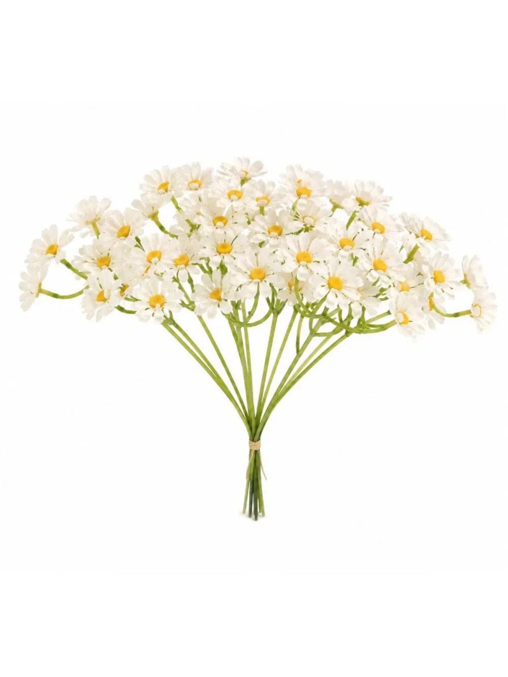 10 Artificial Daisy Stems White Daisy Spray Faux Wildflowers Small Daisy Flowers